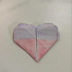 My origami heart
